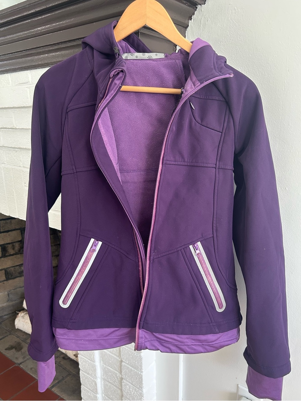 Athleta Purple Hooded Jacket